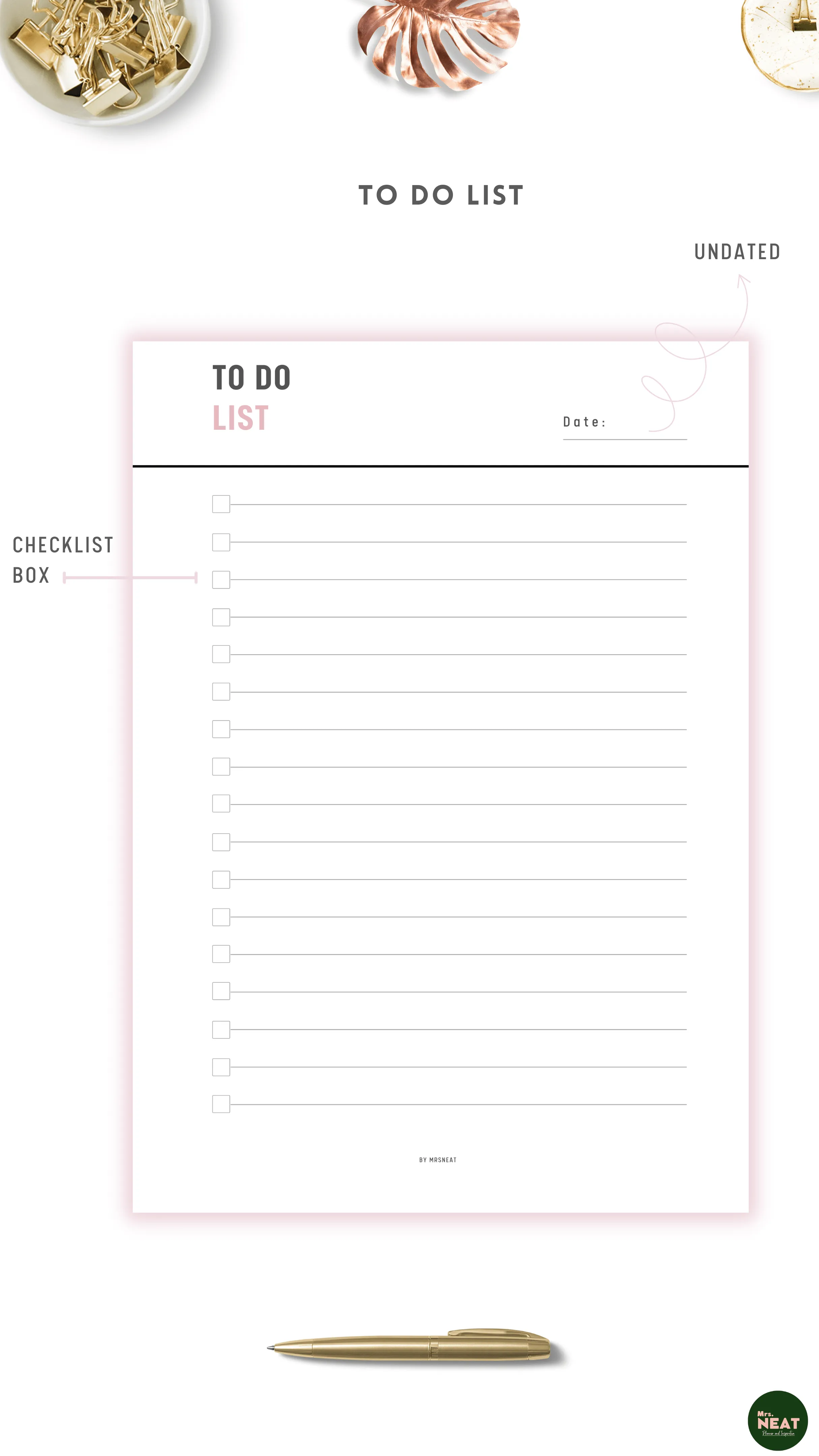 Planner Bundle Printable - M035