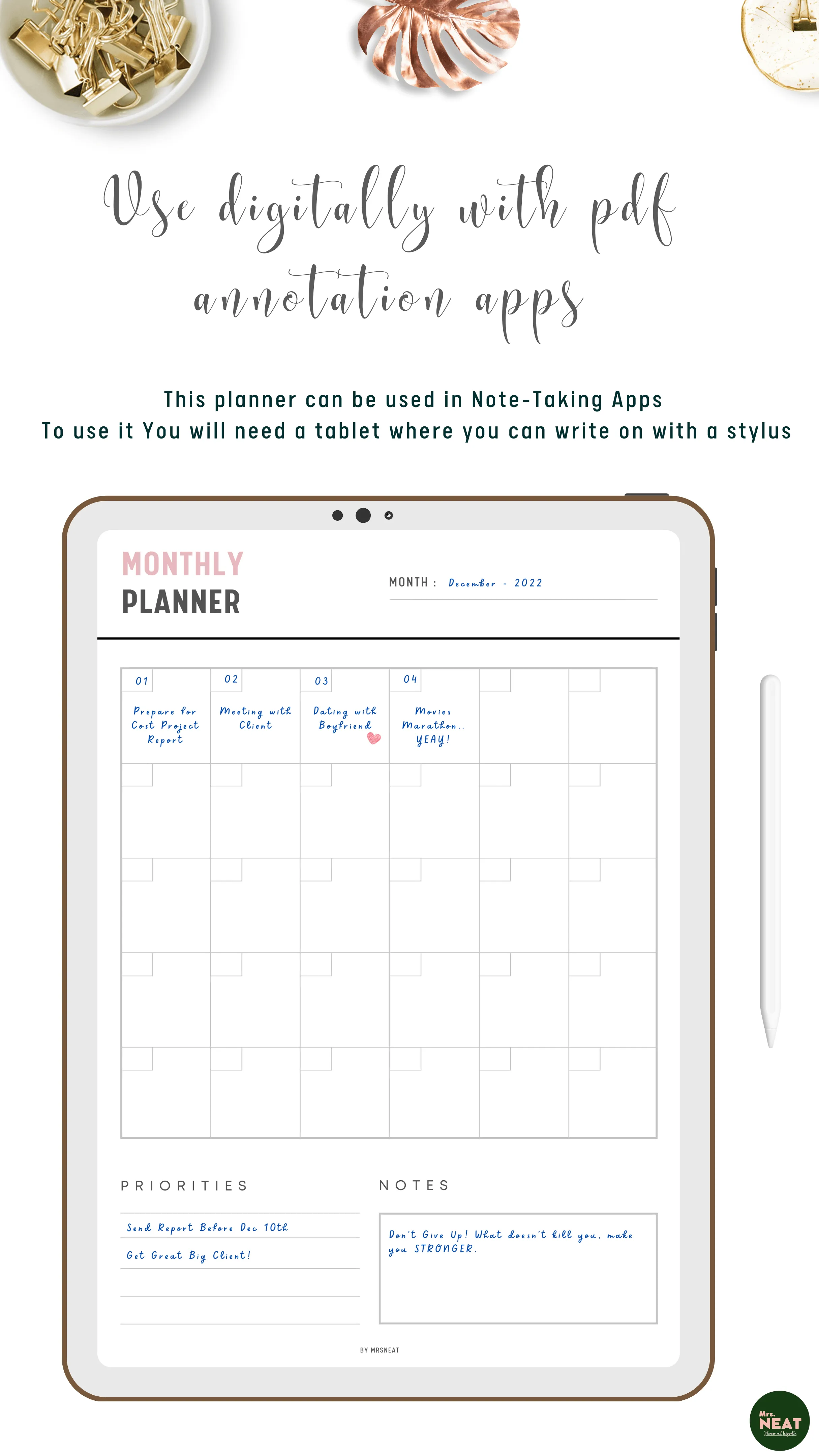 Planner Bundle Printable - M035