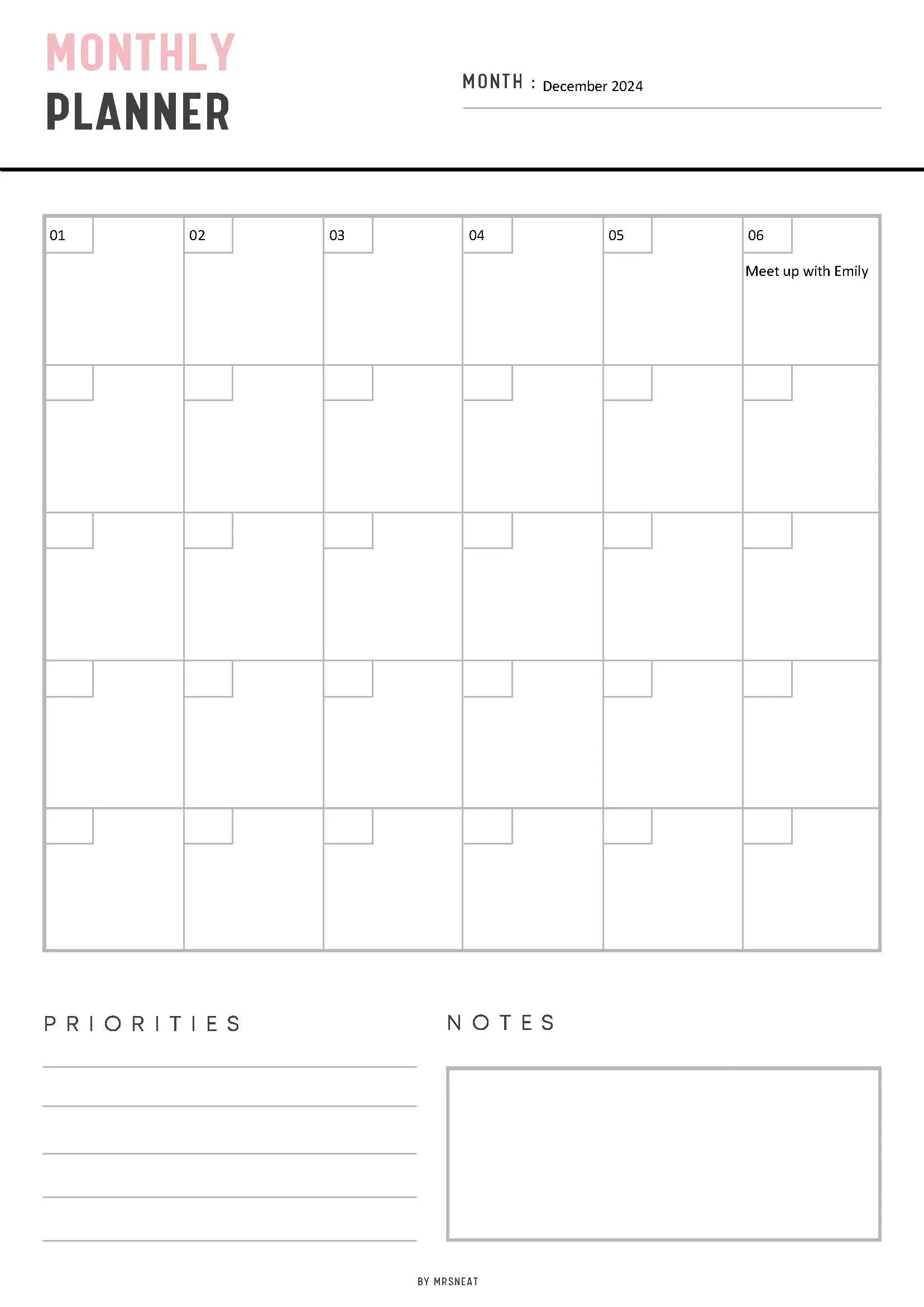 Planner Bundle Printable - M035