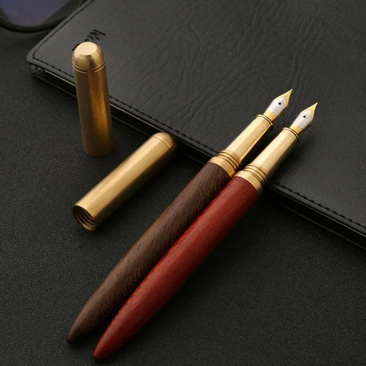 Premium Wooden Fountain Pen - Stylish Writing Instrument for Students and Professionals, Perfect Gift Choice