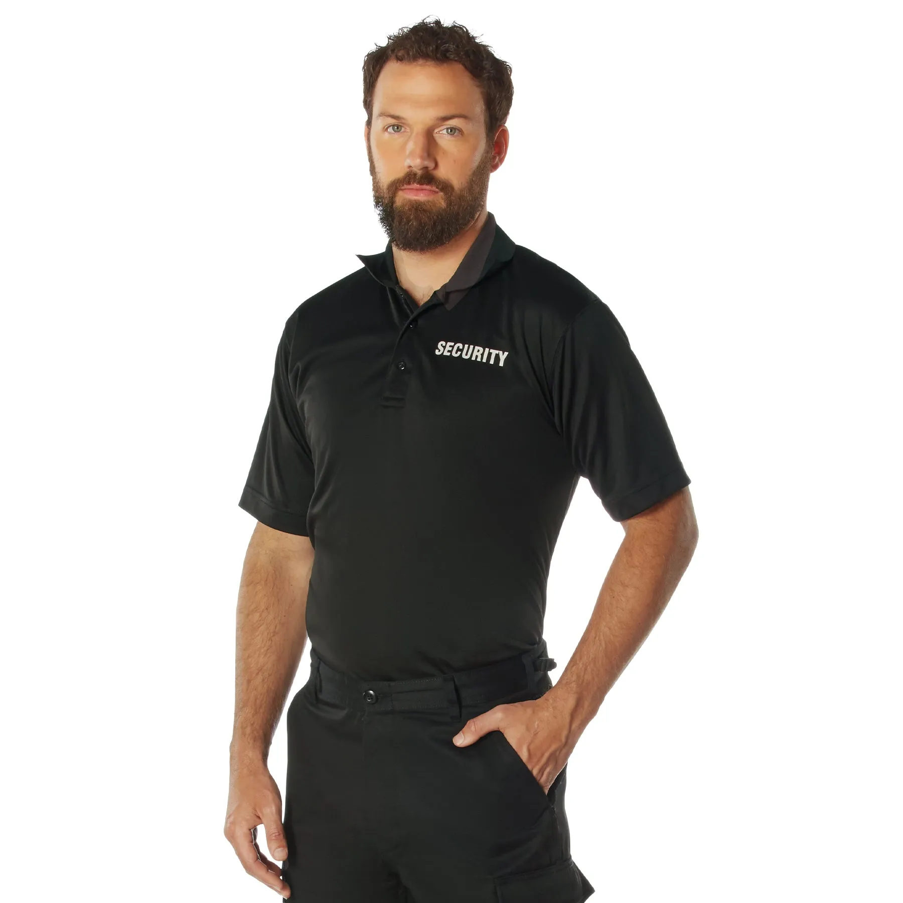 [Public Safety] Moisture Wicking Security Polo T-Shirts