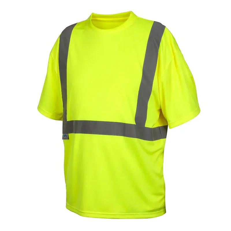 Pyramex RTS21NP Series Hi-Vis Lime T-Shirts RTS2110NP