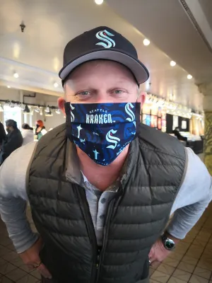 Reusable Seattle Kraken Coastal Mask