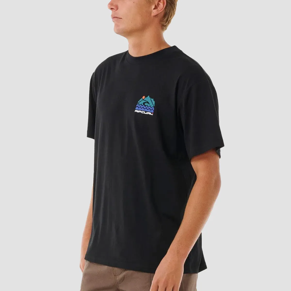 Rip Curl VaporCool Search Trek T-Shirt Black