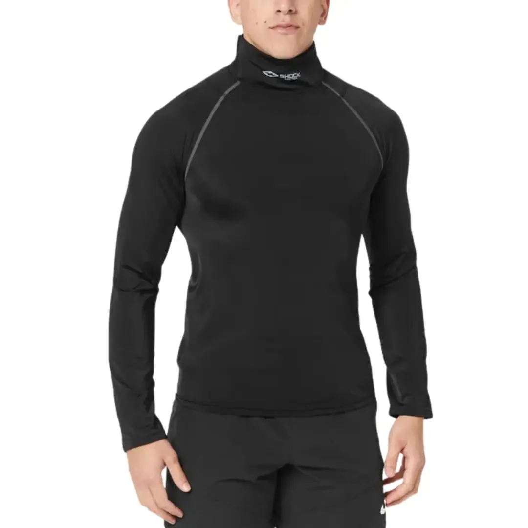 Shock Doctor Senior Ultra Compression Long Sleeve Shirt with Neck Guard