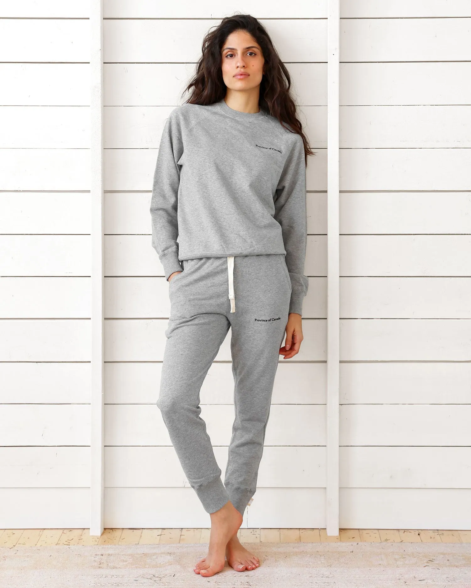 Skinny French Terry Sweatpant Heather Grey - Unisex