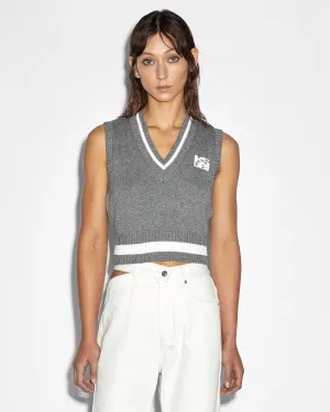 SKIPPER VEST GREY MARLE