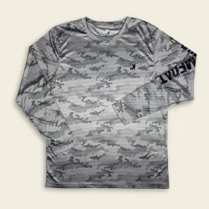 Solar Bear Steel Camo Long Sleeve T-Shirt