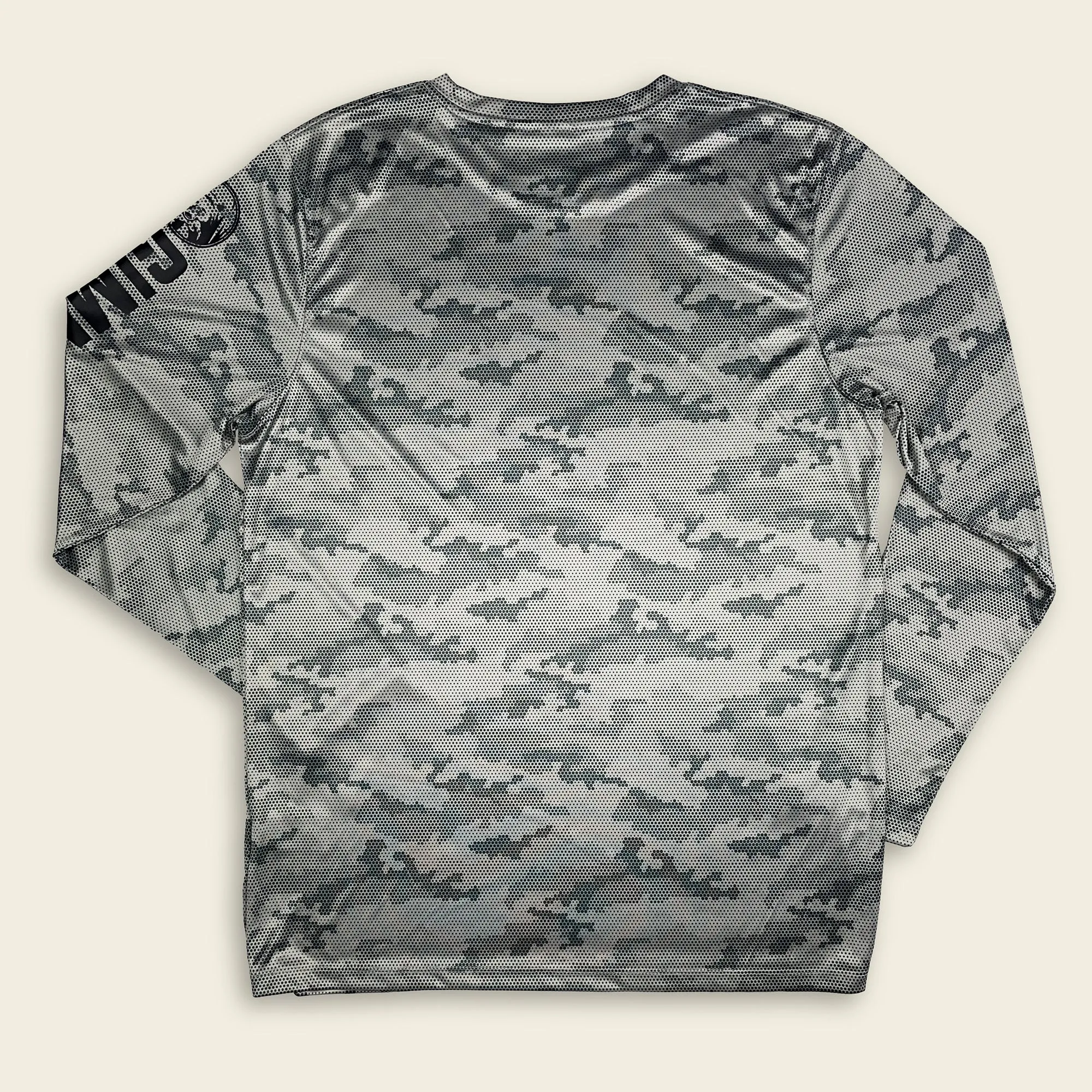 Solar Bear Steel Camo Long Sleeve T-Shirt