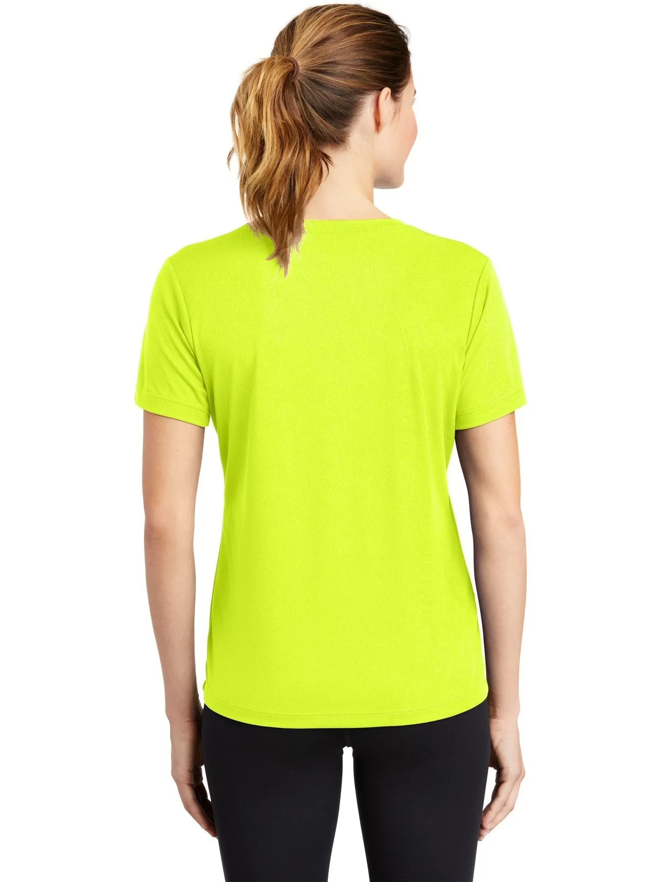 Sport-Tek Ladies Posicharge Racermesh V-Neck Tee