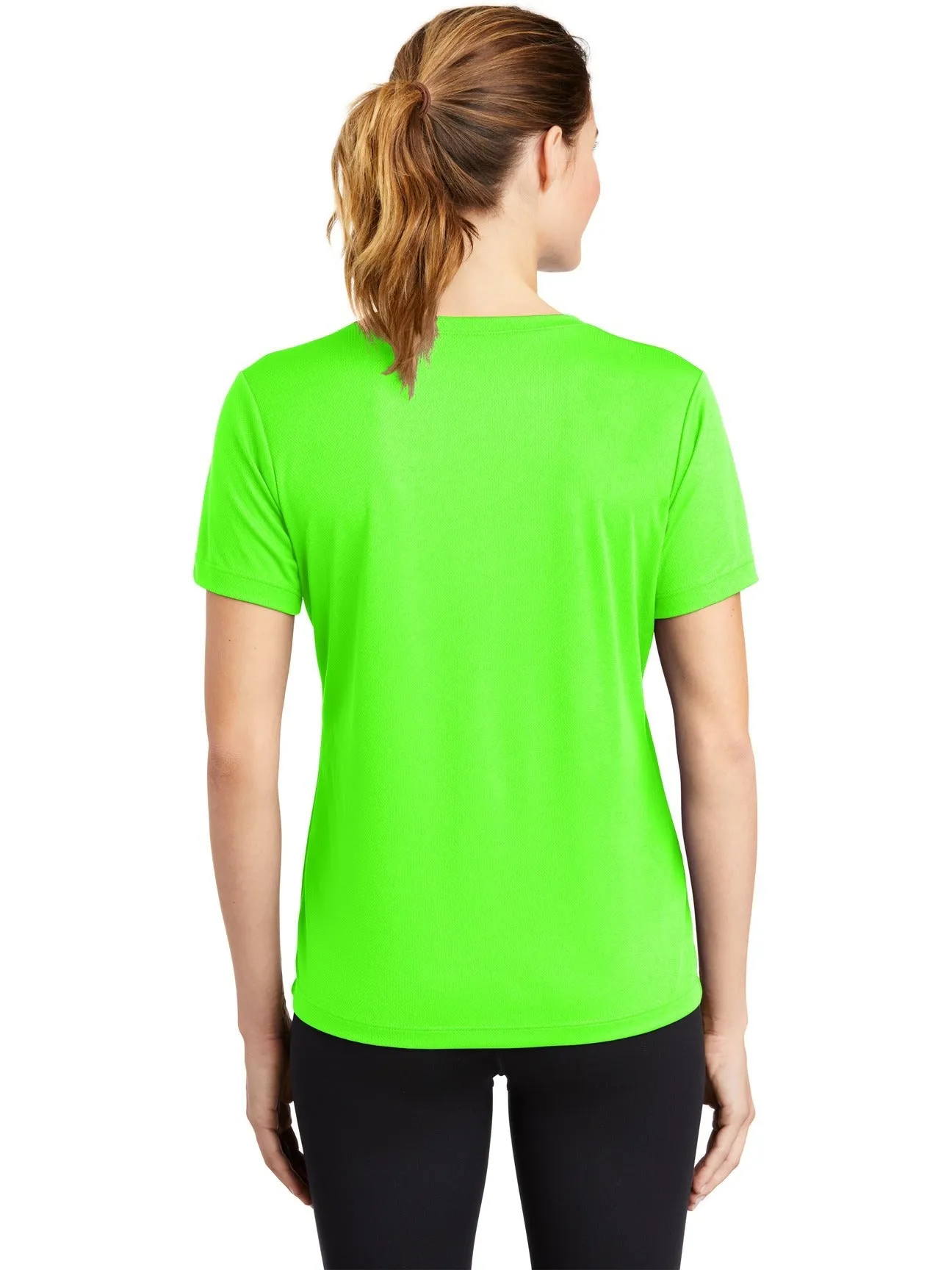 Sport-Tek Ladies Posicharge Racermesh V-Neck Tee