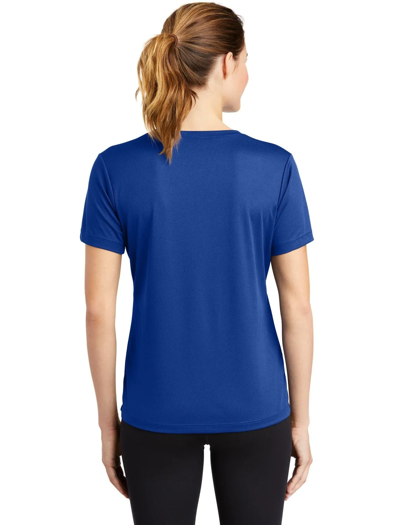 Sport-Tek Ladies Posicharge Racermesh V-Neck Tee