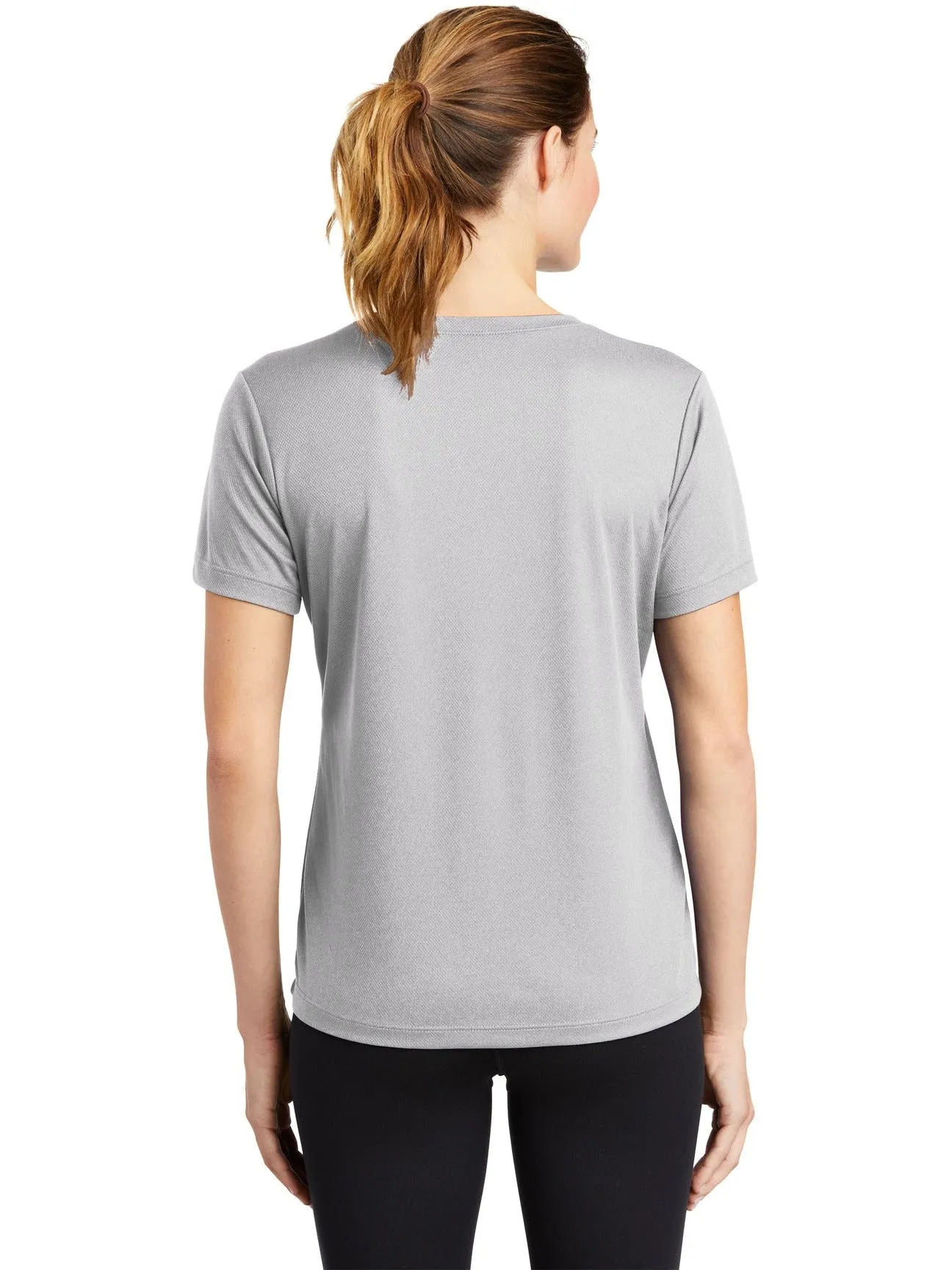 Sport-Tek Ladies Posicharge Racermesh V-Neck Tee