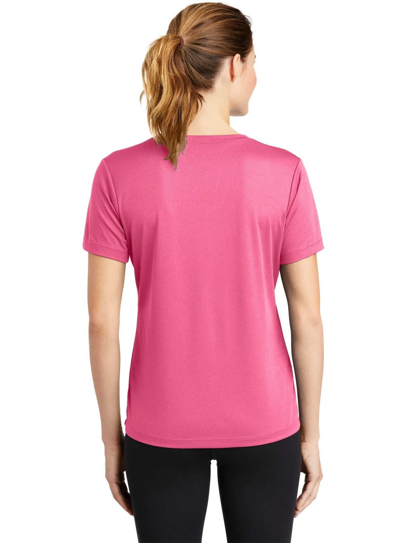 Sport-Tek Ladies Posicharge Racermesh V-Neck Tee