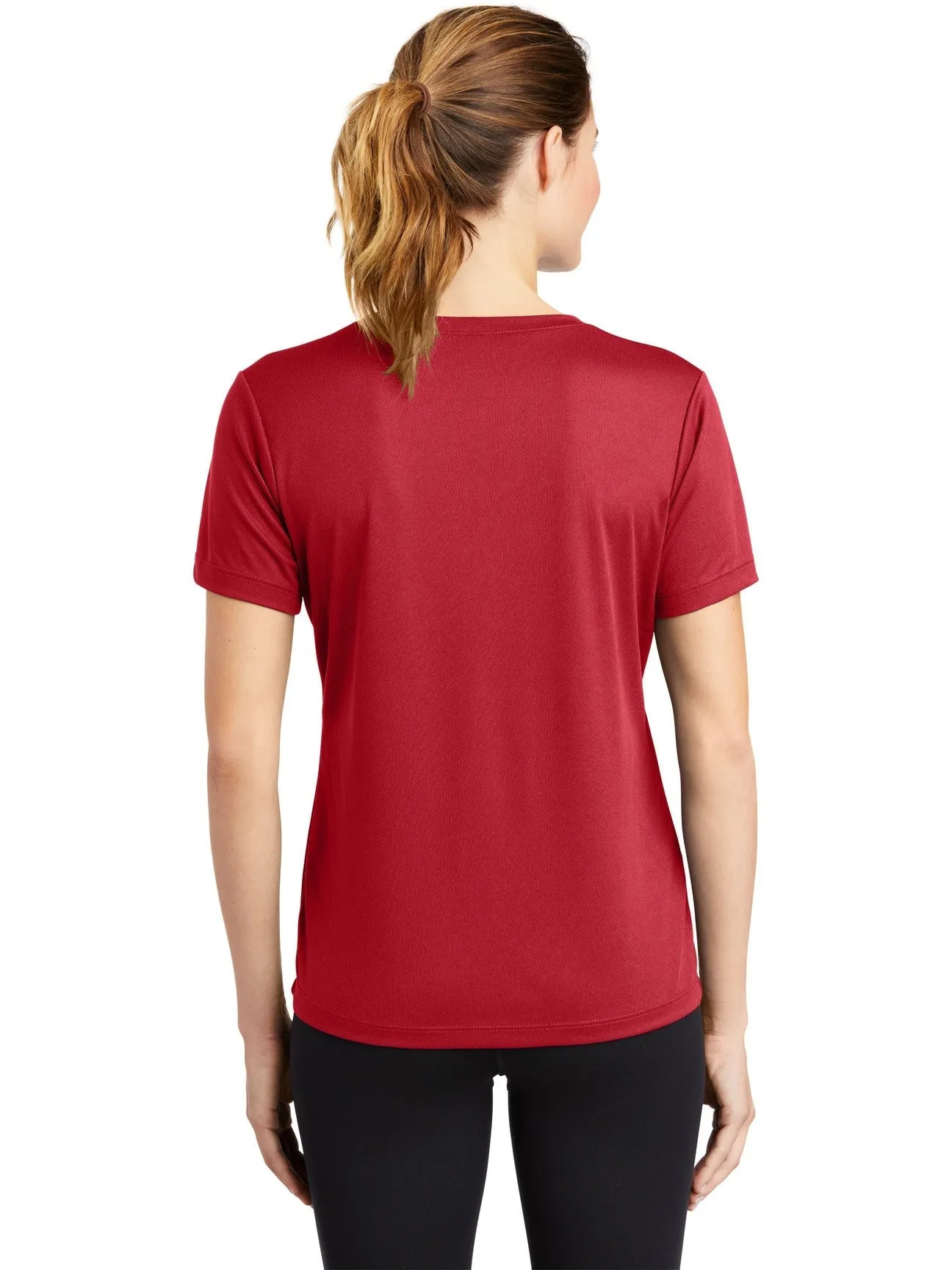 Sport-Tek Ladies Posicharge Racermesh V-Neck Tee