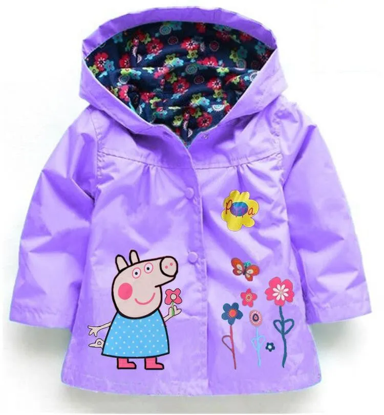 Spring Autumn Fashion Baby Girls Hoodies, Toddler Girls Jackets, Waterproof - Free Shipping to N.A.