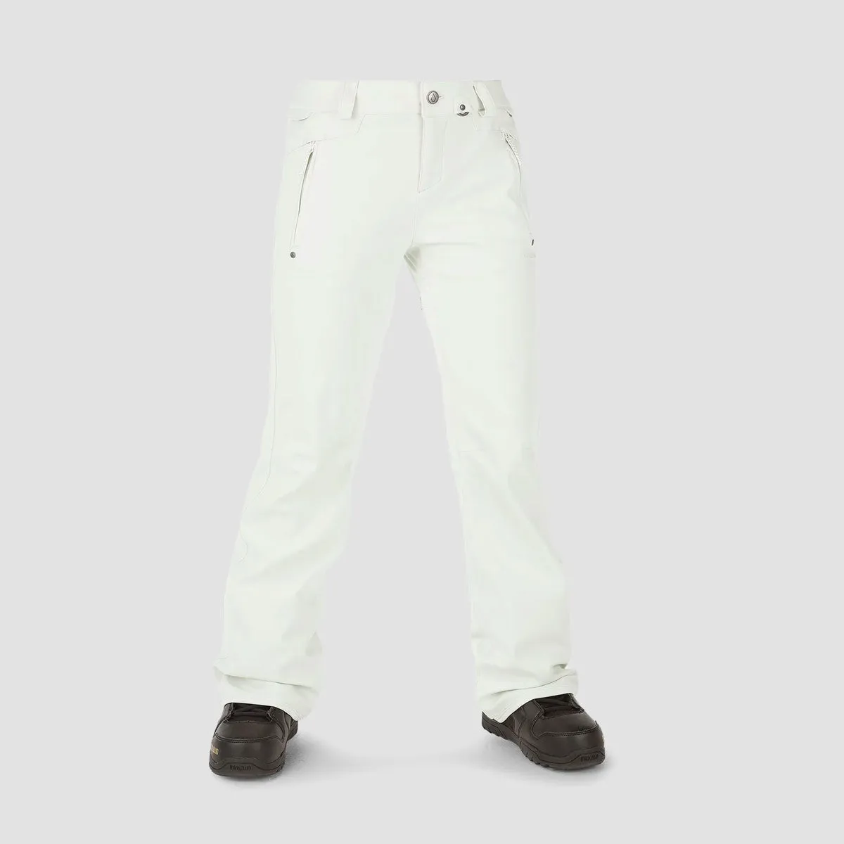 Volcom Species Stretch Snow Pants Off White - Womens