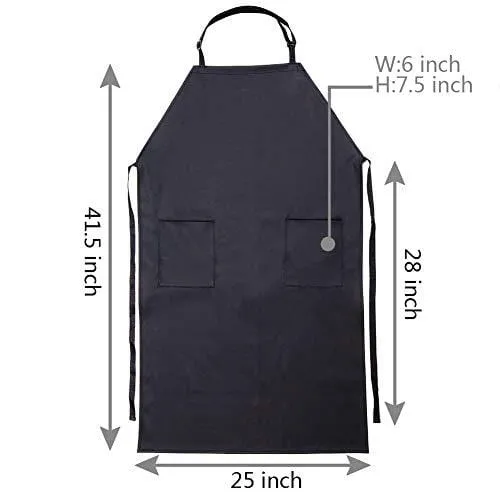 VWELL Rubber Vinyl Waterproof Apron for Men Women, Dishwashing,lab work apron