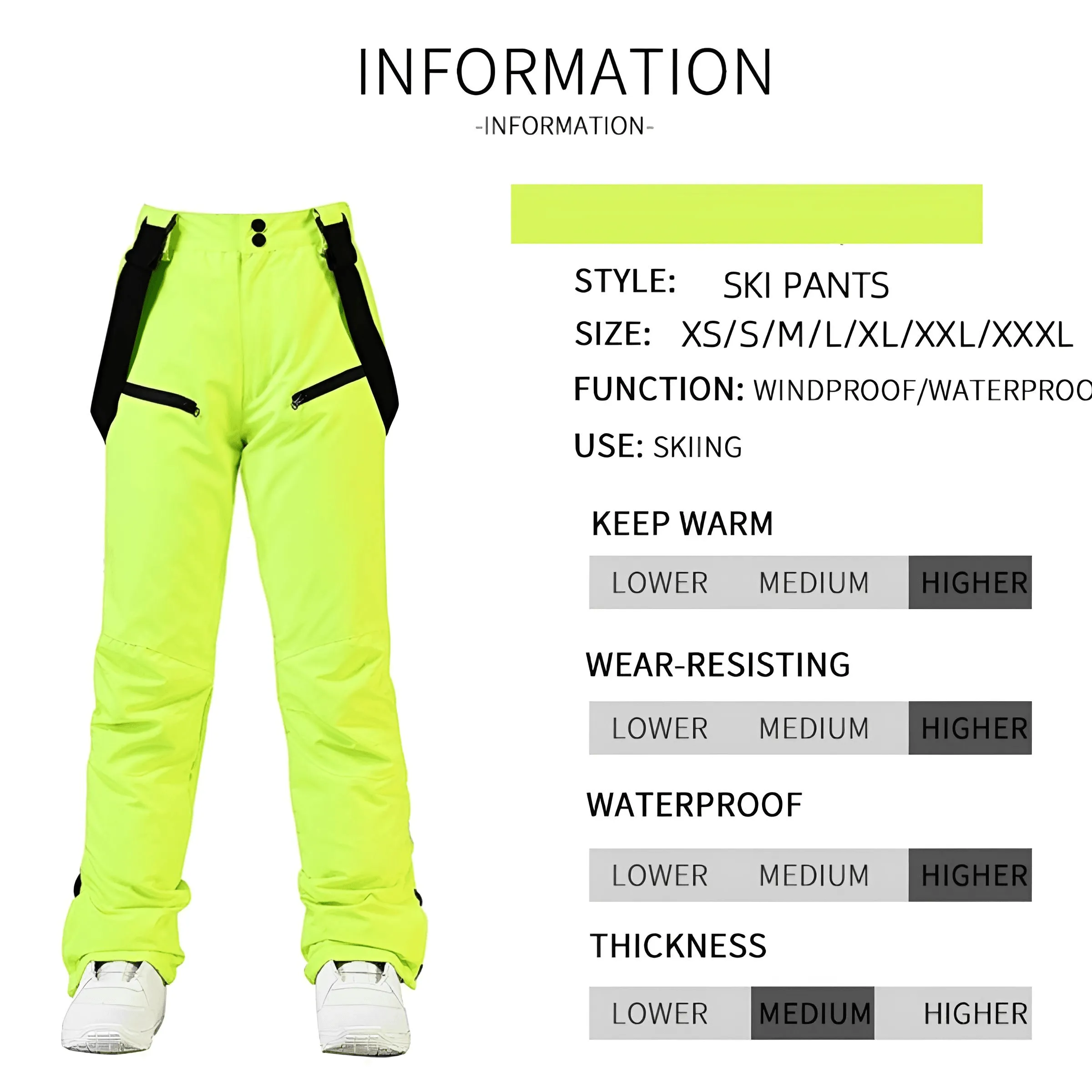 Women's High Quality Ski Pants